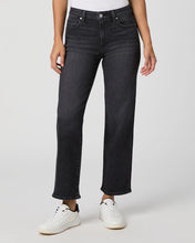 Load image into Gallery viewer, Paige Mason Ankle Straight Jeans in Ink Black