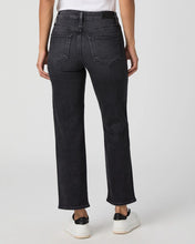 Load image into Gallery viewer, Paige Mason Ankle Straight Jeans in Ink Black