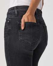 Load image into Gallery viewer, Paige Mason Ankle Straight Jeans in Ink Black