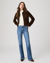 Load image into Gallery viewer, Paige Sofia Mid Rise Flare in Carver