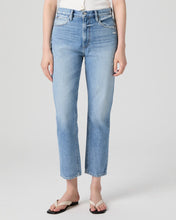 Load image into Gallery viewer, Paige Billy Cropped Straight Leg in Distressed Denim