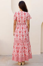Load image into Gallery viewer, Aspiga Pippa Dress Dress in Red/Ecru