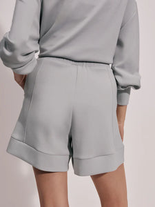 Varley Alder High Rise Shorts in Mirage Grey