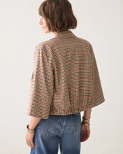 Load image into Gallery viewer, Summum Check Blazer in Goji Berry