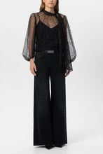 Load image into Gallery viewer, Luisa Cerano Tulle Blouse with Glitter Dots