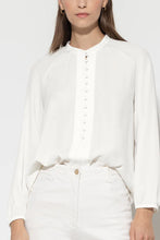Load image into Gallery viewer, Luisa Cerano Silk Blend Tunic Blouse
