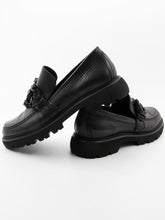 Load image into Gallery viewer, Kennel &amp; Schmenger Soft Nubuk Loafers in Black
