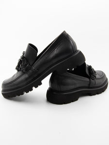 Kennel & Schmenger Soft Nubuk Loafers in Black