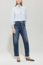 Load image into Gallery viewer, Luisa Cerano Silk Blend Blouse in Light Blue