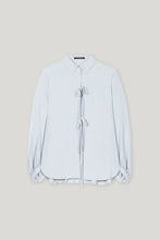 Load image into Gallery viewer, Luisa Cerano Silk Blend Blouse in Light Blue