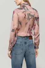 Load image into Gallery viewer, Luisa Cerano Silk Blouse with Flower