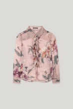 Load image into Gallery viewer, Luisa Cerano Silk Blouse with Flower