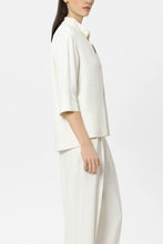 Load image into Gallery viewer, Luisa Cerano Half-Sleeved Tunic Blouse in Off-White
