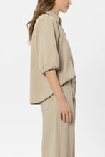 Load image into Gallery viewer, Luisa Cerano Linen Blend Blouse in Sand