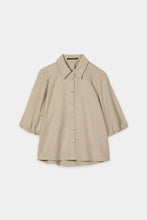 Load image into Gallery viewer, Luisa Cerano Linen Blend Blouse in Sand