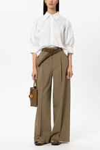 Load image into Gallery viewer, Luisa Cerano Cotton Blend Blouse in White