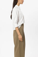 Load image into Gallery viewer, Luisa Cerano Cotton Blend Blouse in White