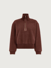 Load image into Gallery viewer, Varley Roselle Half Zip Fleece in Deep Mahogany
