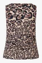Load image into Gallery viewer, Sportalm Ribbed Top with Leopard Print