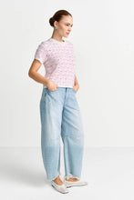Load image into Gallery viewer, Rich & Royal Short-Sleeved Knit Shirt in Soft Orchid