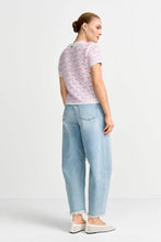 Load image into Gallery viewer, Rich & Royal Short-Sleeved Knit Shirt in Soft Orchid