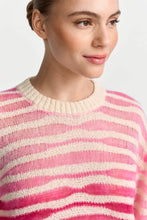 Load image into Gallery viewer, Rich & Royal Striped Wool Blend Sweater in Soft Orchid