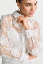 Load image into Gallery viewer, Rich & Royal Flower Blouse in White