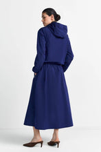 Load image into Gallery viewer, Rich & Royal Hooded Windbreaker in Navy