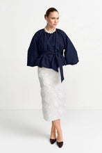 Load image into Gallery viewer, Rich & Royal Balloon Shape Jacket in Midnight Blue