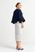 Load image into Gallery viewer, Rich & Royal Balloon Shape Jacket in Midnight Blue