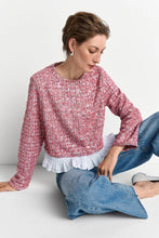 Load image into Gallery viewer, Rich & Royal Boucle Jacket with Peplum