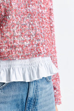Load image into Gallery viewer, Rich & Royal Boucle Jacket with Peplum