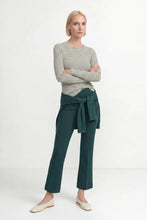Load image into Gallery viewer, Rich & Royal Long-Sleeve Striped Shirt in Leaf Green
