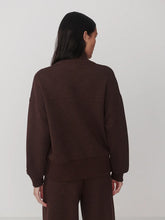 Load image into Gallery viewer, Varley Bronya Button Placket Sweater in Coffee Brean