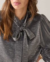 Load image into Gallery viewer, Summum Metallic Blouse with Diamonds