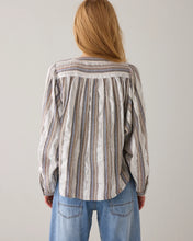 Load image into Gallery viewer, Summum Striped lurex blouse