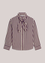 Load image into Gallery viewer, Summum Striped Ecovero Blouse