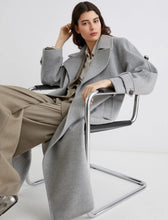 Load image into Gallery viewer, Marella Tenna Coat in Melange Grey