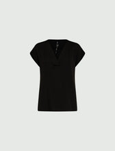 Load image into Gallery viewer, Marella Brina Satin Blouse in Black