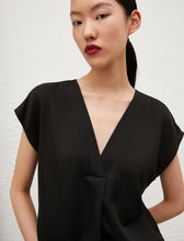 Load image into Gallery viewer, Marella Brina Satin Blouse in Black
