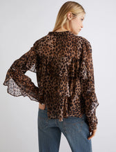 Load image into Gallery viewer, Marella Gala Blouse in Leopard Print