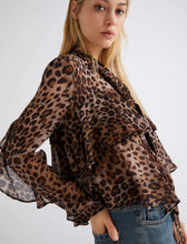 Load image into Gallery viewer, Marella Gala Blouse in Leopard Print