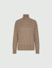 Load image into Gallery viewer, Marella Aereo Polo Neck Sweater in Mud Brown