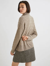 Load image into Gallery viewer, Marella Aereo Polo Neck Sweater in Mud Brown