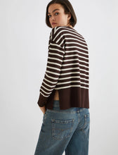 Load image into Gallery viewer, Marella Texas Striped Sweater in Brown