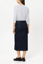 Load image into Gallery viewer, Luisa Cerano Striped Shirt with Ribbed Detail in Blue