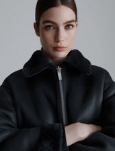 Load image into Gallery viewer, Marella Fresa Faux-Fur Jacket in Dark Grey