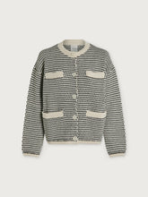 Load image into Gallery viewer, Varley Tidewell Textured Knit Jacket in Birch Multi Stitch