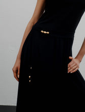 Load image into Gallery viewer, Marella Sleeveless Jersey Dress in Black