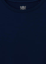 Load image into Gallery viewer, RIANI 3/4 Length Sleeve T-Shirt in Deep Blue